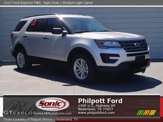 2017 Ford Explorer FWD in Ingot Silver