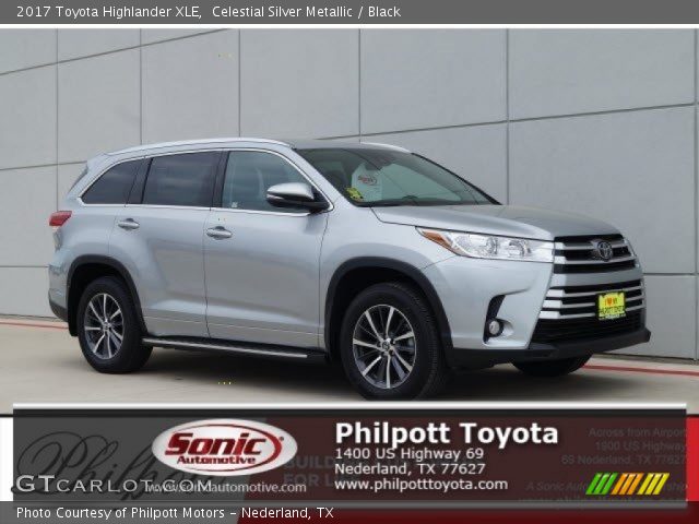 2017 Toyota Highlander XLE in Celestial Silver Metallic