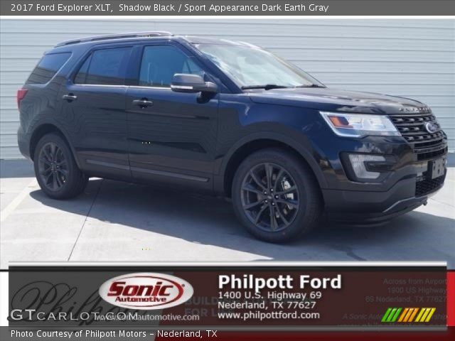 2017 Ford Explorer XLT in Shadow Black