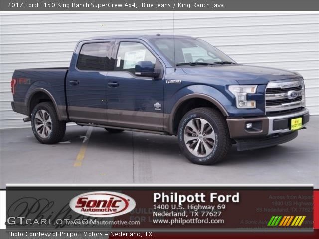 2017 Ford F150 King Ranch SuperCrew 4x4 in Blue Jeans