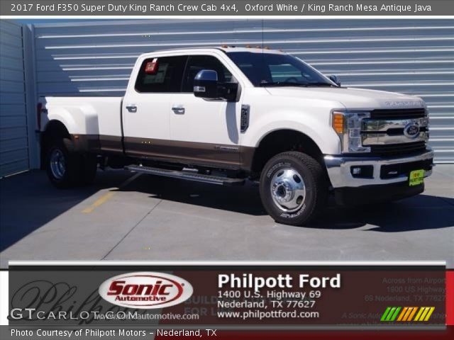 2017 Ford F350 Super Duty King Ranch Crew Cab 4x4 in Oxford White