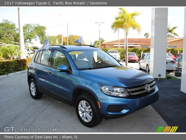 2017 Volkswagen Tiguan S in Pacific Blue Metallic