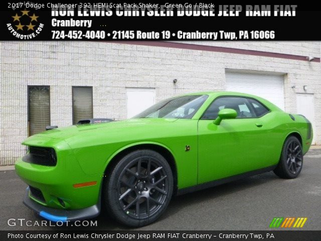 2017 Dodge Challenger 392 HEMI Scat Pack Shaker in Green Go