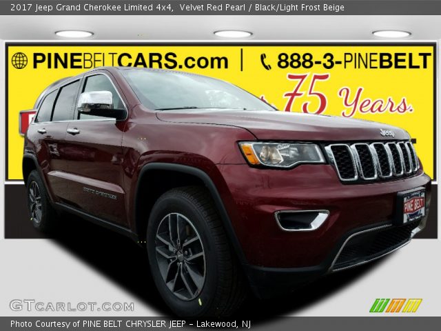 2017 Jeep Grand Cherokee Limited 4x4 in Velvet Red Pearl