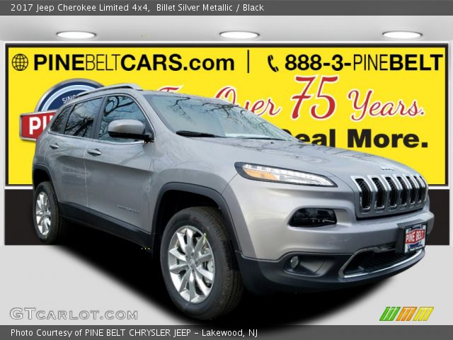 2017 Jeep Cherokee Limited 4x4 in Billet Silver Metallic