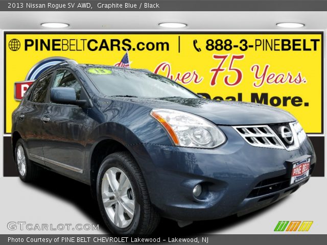 2013 Nissan Rogue SV AWD in Graphite Blue