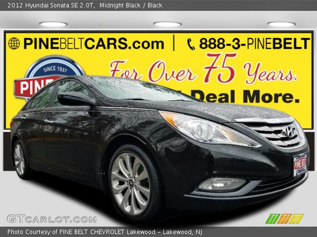 2012 Hyundai Sonata SE 2.0T in Midnight Black