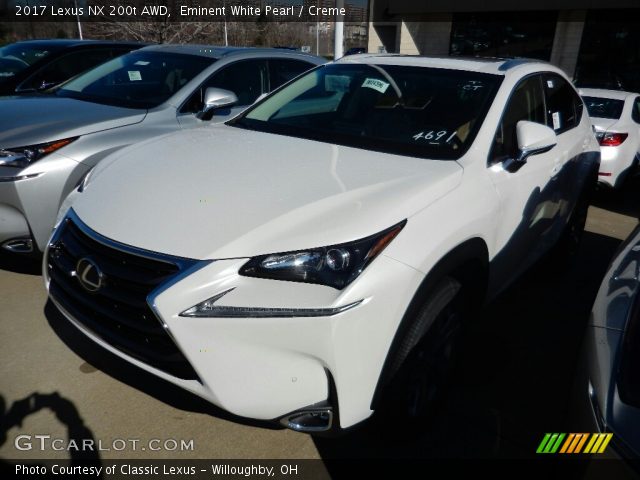 2017 Lexus NX 200t AWD in Eminent White Pearl