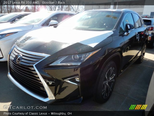 2017 Lexus RX 350 AWD in Obsidian