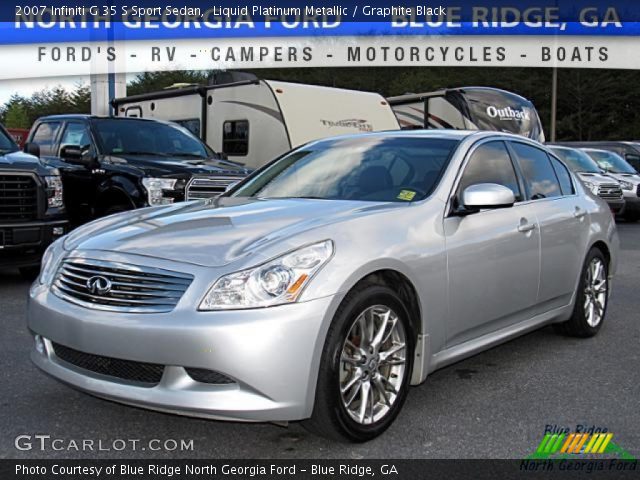 2007 Infiniti G 35 S Sport Sedan in Liquid Platinum Metallic