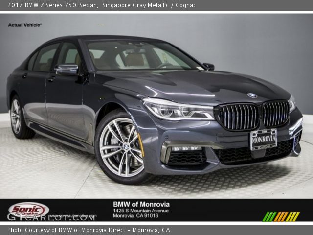 2017 BMW 7 Series 750i Sedan in Singapore Gray Metallic