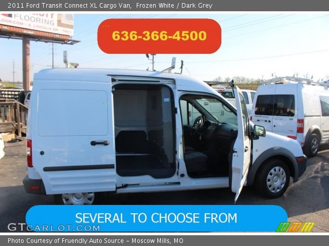 2011 Ford Transit Connect XL Cargo Van in Frozen White