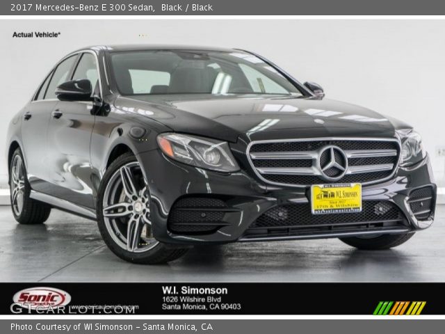 2017 Mercedes-Benz E 300 Sedan in Black