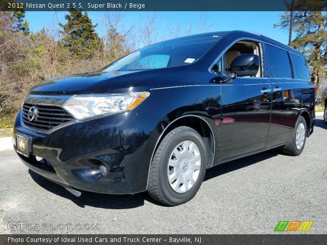 2012 Nissan Quest 3.5 S in Super Black