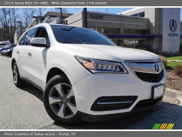 2014 Acura MDX SH-AWD in White Diamond Pearl