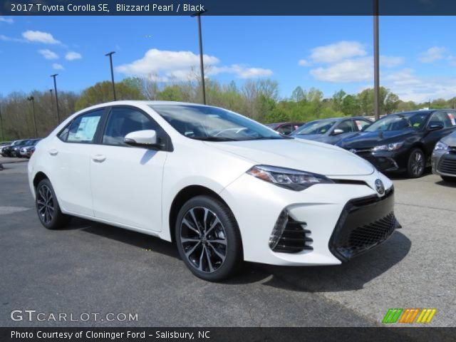 2017 Toyota Corolla SE in Blizzard Pearl