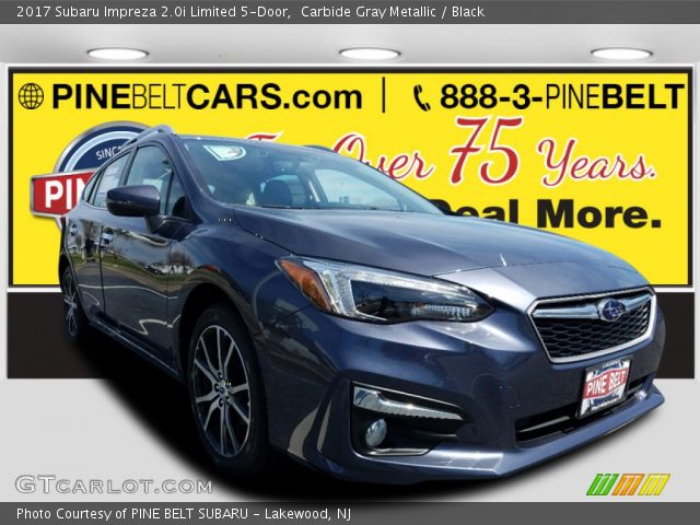 2017 Subaru Impreza 2.0i Limited 5-Door in Carbide Gray Metallic