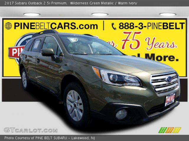 2017 Subaru Outback 2.5i Premium in Wilderness Green Metallic