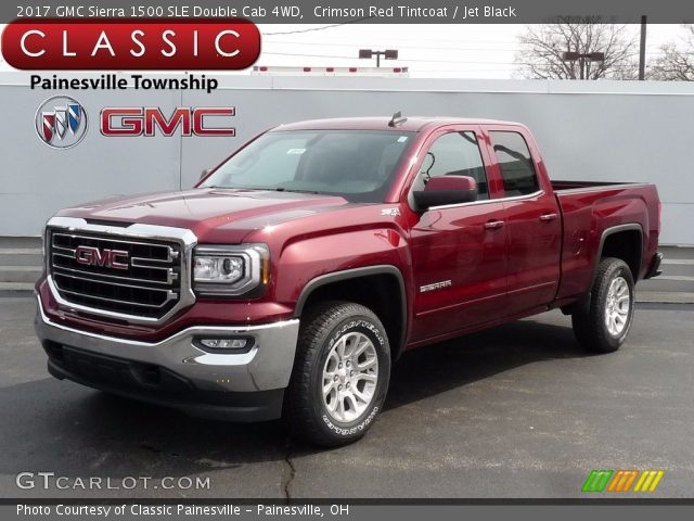 2017 GMC Sierra 1500 SLE Double Cab 4WD in Crimson Red Tintcoat