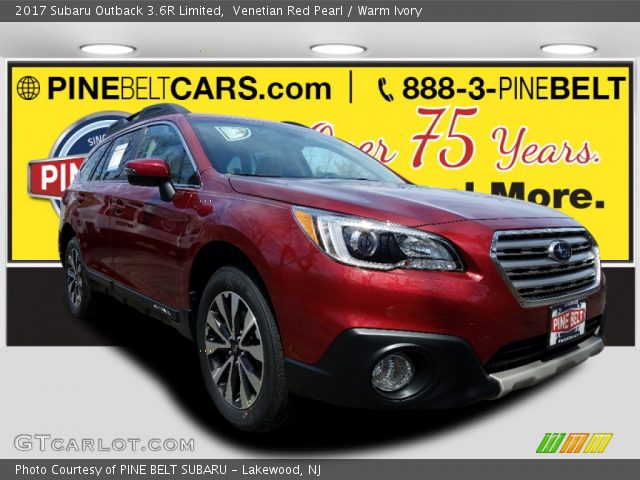 2017 Subaru Outback 3.6R Limited in Venetian Red Pearl