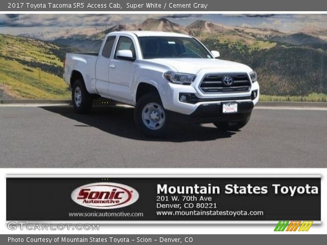 2017 Toyota Tacoma SR5 Access Cab in Super White