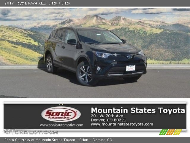 2017 Toyota RAV4 XLE in Black