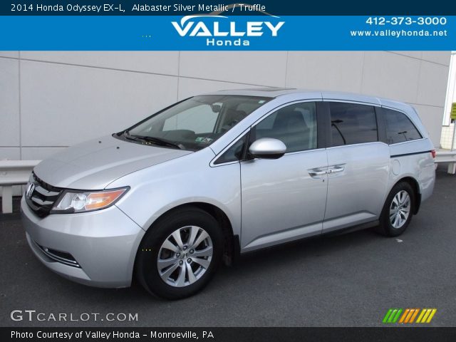 2014 Honda Odyssey EX-L in Alabaster Silver Metallic