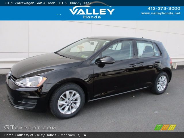 2015 Volkswagen Golf 4 Door 1.8T S in Black