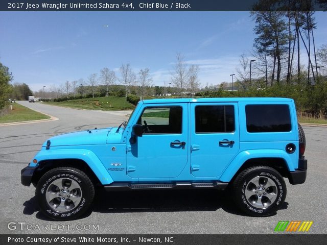 2017 Jeep Wrangler Unlimited Sahara 4x4 in Chief Blue