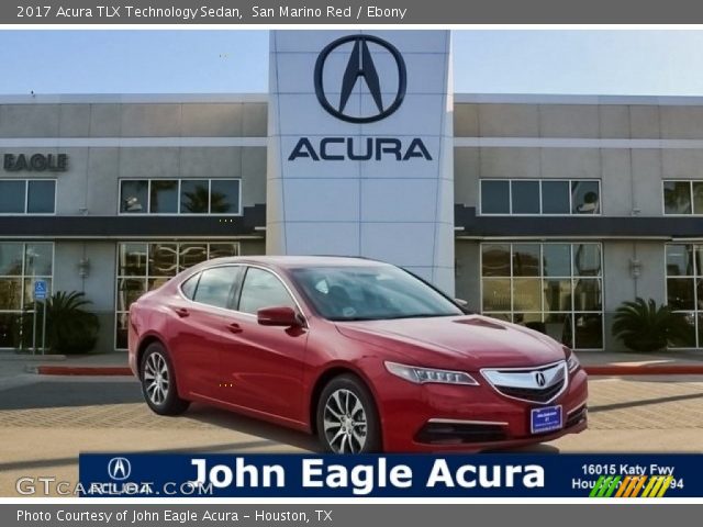 2017 Acura TLX Technology Sedan in San Marino Red