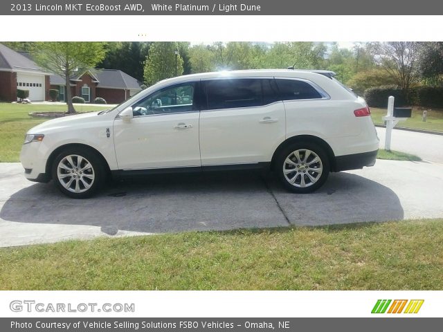 2013 Lincoln MKT EcoBoost AWD in White Platinum