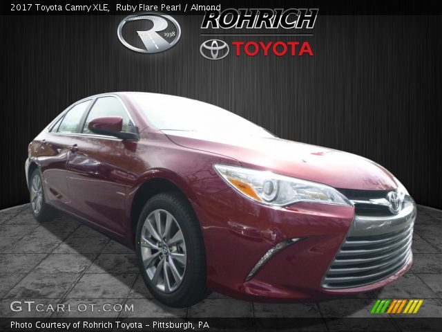 2017 Toyota Camry XLE in Ruby Flare Pearl