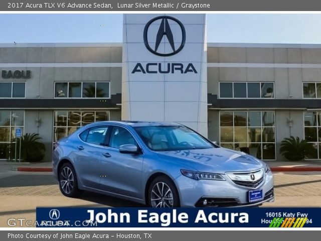 2017 Acura TLX V6 Advance Sedan in Lunar Silver Metallic