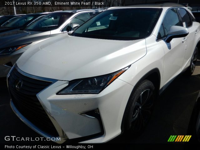 2017 Lexus RX 350 AWD in Eminent White Pearl