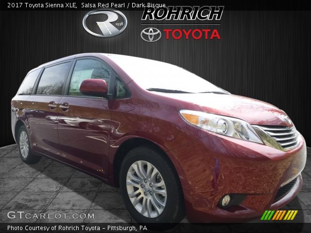 2017 Toyota Sienna XLE in Salsa Red Pearl