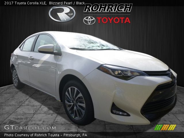 2017 Toyota Corolla XLE in Blizzard Pearl