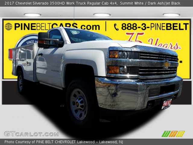 2017 Chevrolet Silverado 3500HD Work Truck Regular Cab 4x4 in Summit White