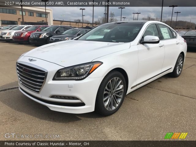2017 Hyundai Genesis G80 AWD in Casablanca White