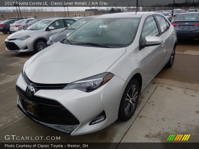 2017 Toyota Corolla LE in Classic Silver Metalic