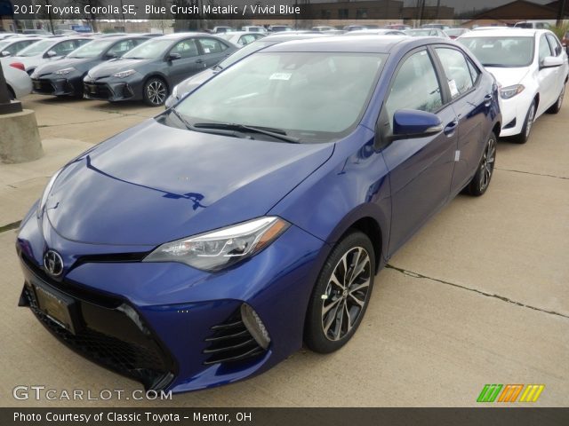 2017 Toyota Corolla SE in Blue Crush Metalic