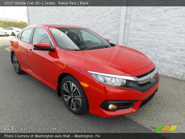 2017 Honda Civic EX-L Sedan in Rallye Red