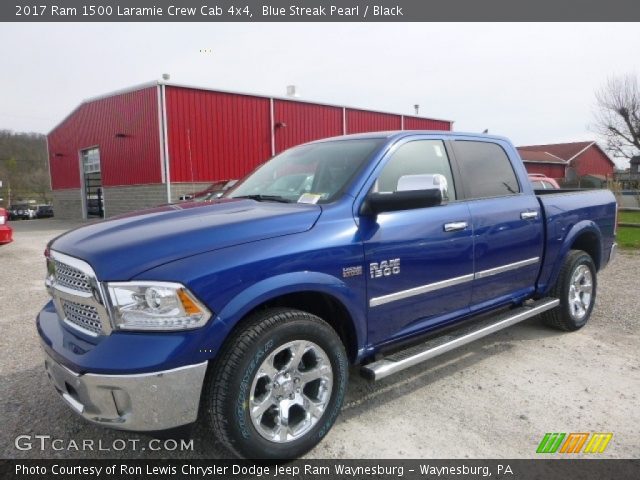 2017 Ram 1500 Laramie Crew Cab 4x4 in Blue Streak Pearl