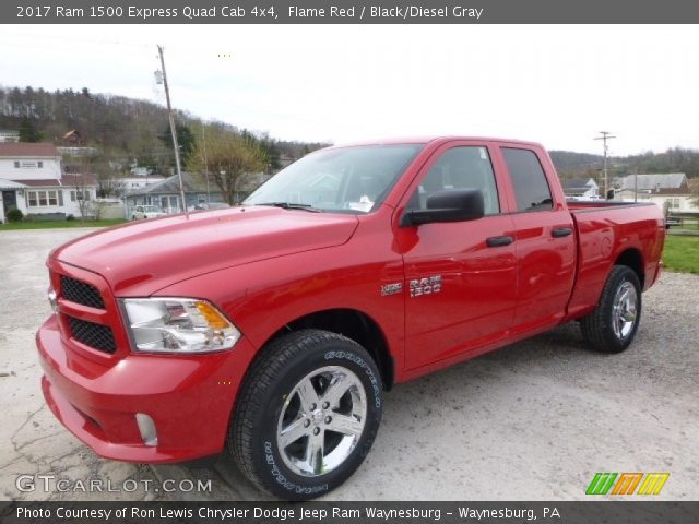 2017 Ram 1500 Express Quad Cab 4x4 in Flame Red