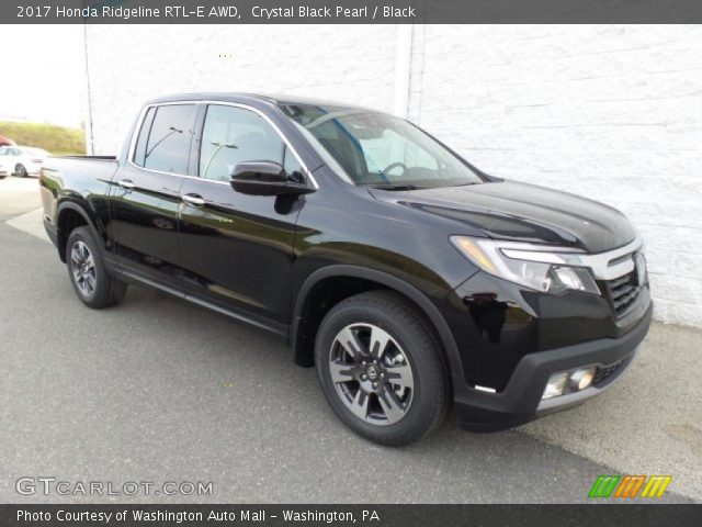 2017 Honda Ridgeline RTL-E AWD in Crystal Black Pearl