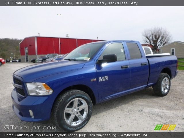 2017 Ram 1500 Express Quad Cab 4x4 in Blue Streak Pearl