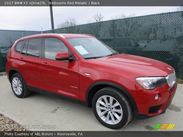 2017 BMW X3 xDrive28i in Melbourne Red Metallic