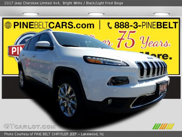 2017 Jeep Cherokee Limited 4x4 in Bright White
