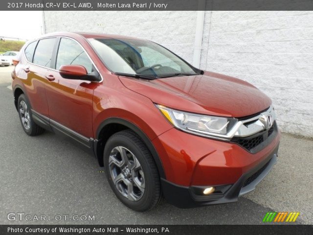 2017 Honda CR-V EX-L AWD in Molten Lava Pearl