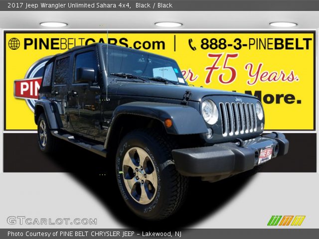 2017 Jeep Wrangler Unlimited Sahara 4x4 in Black