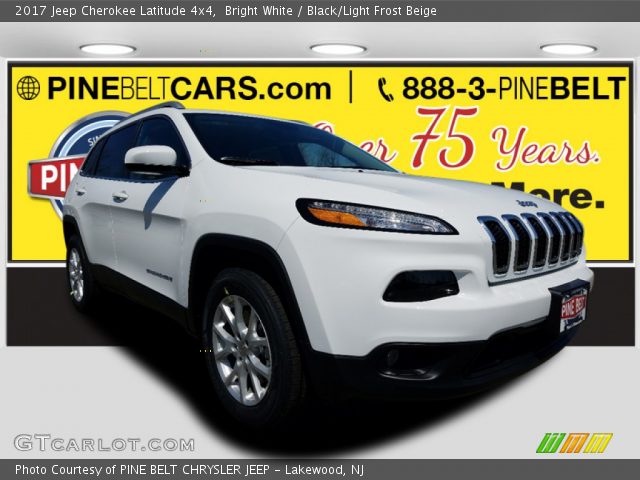 2017 Jeep Cherokee Latitude 4x4 in Bright White